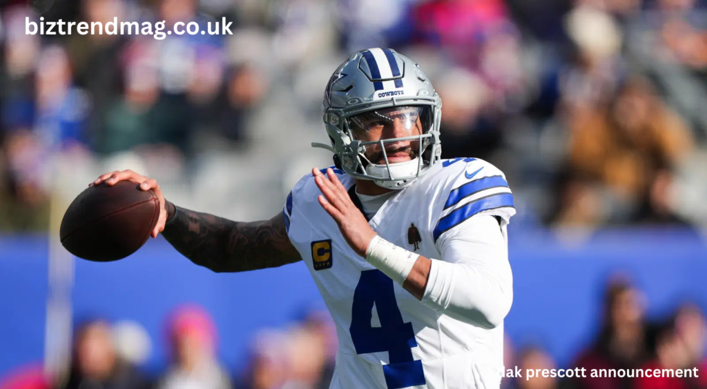 dak prescott announcement