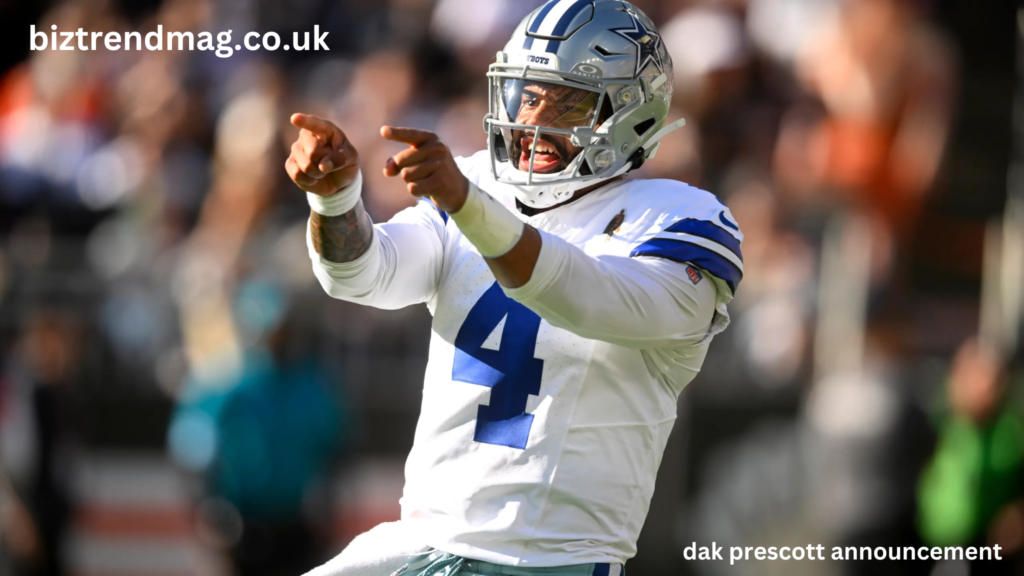 dak prescott announcement