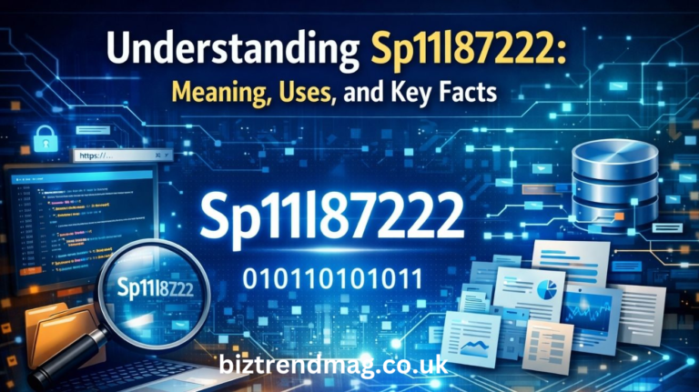 sp11l87222: Understanding the Meaning, Possible Uses, and Digital Presence of This Unique Code sp11l87222