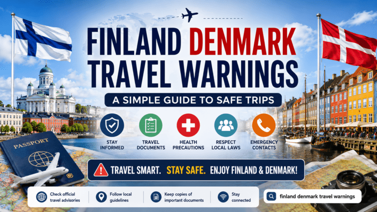 Finland Denmark Travel Warnings