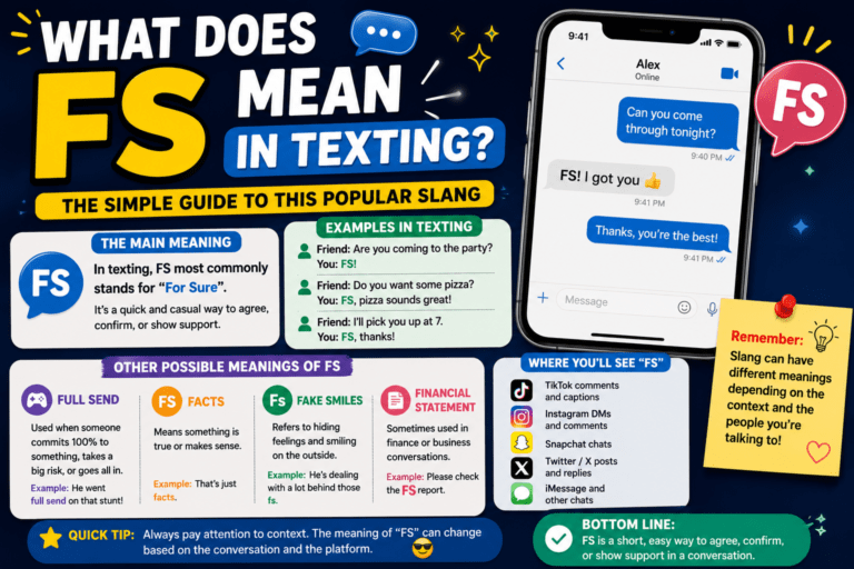 What Does FS Mean in Texting? The Ultimate Guide to Slang FS Mean in Texting